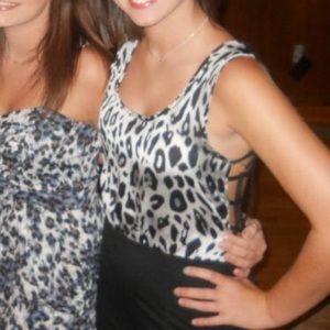 Snow leopard club dress